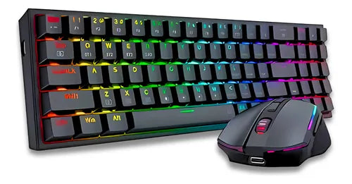 COMBO GAMER TECLADO Y MOUSE REDRAGON S136 INALÁMBRICO
