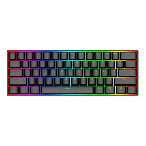 TECLADO REDRAGON DRAGONBORN K630RGB - MECANICO SWITCH ROJO NEGRO-60%