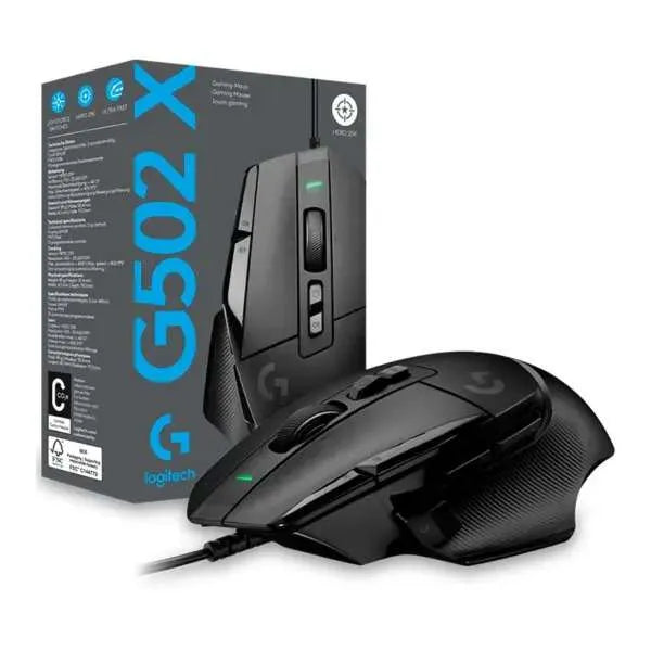 MOUSE LOGITECH GAMER ALAMBRICO G502 HERO BLACK