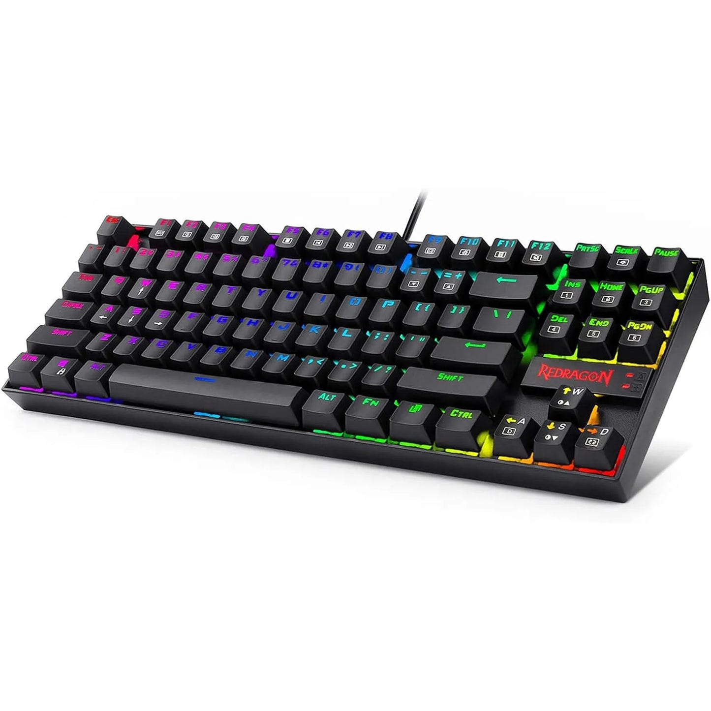 Teclado Gamer Redragon Kumara K552 Rainbow con Luces RGB en Español