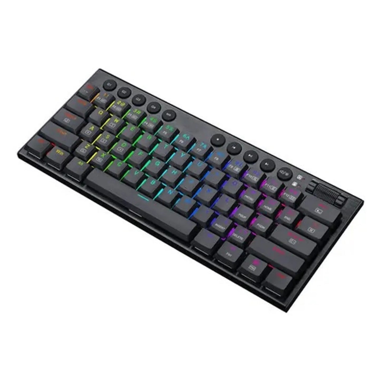 TECLADO MECÁNICO GAMER 60% RGB INALÁMBRICO COMPACTO Y PORTÁTIL