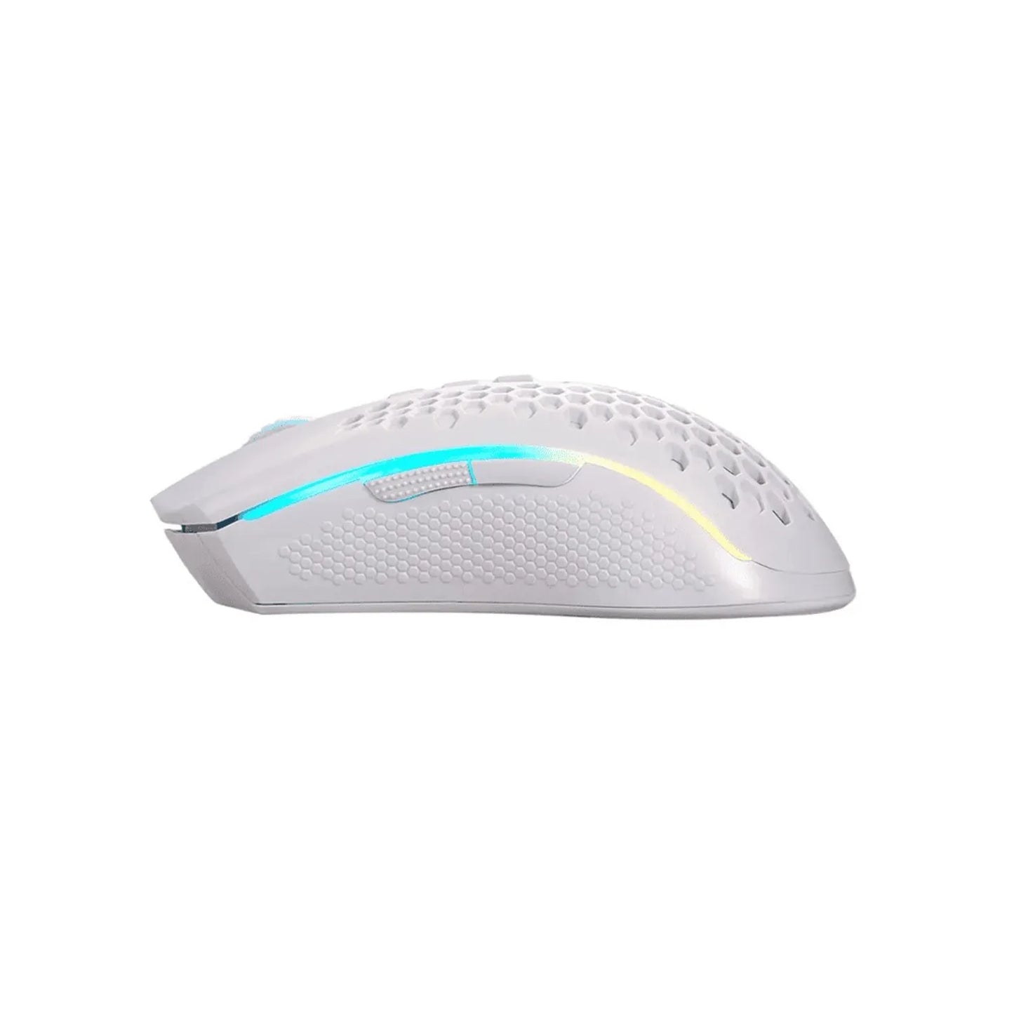 Mouse Gamer Redragon Storm Pro M808-KS Inalámbrico Blanco + RGB
