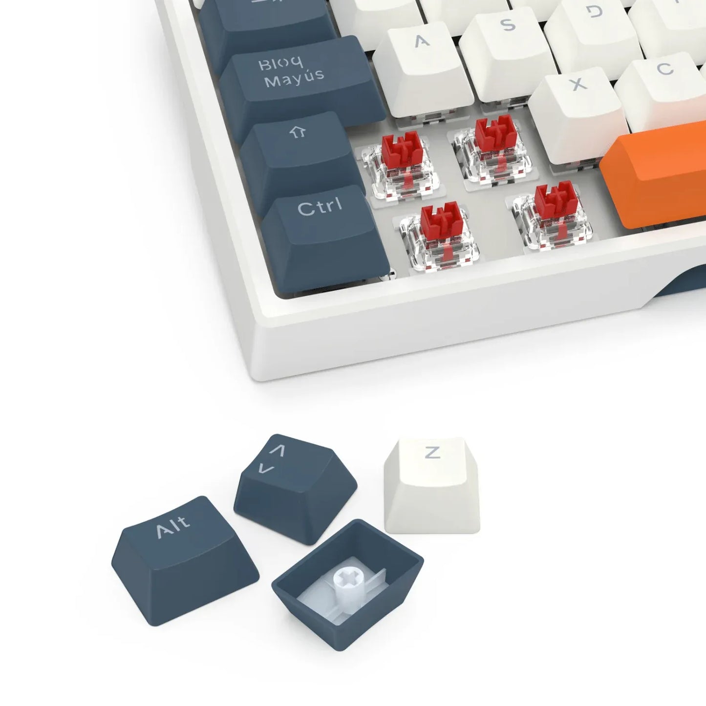 TECLADO GAMER MECANICO REDRAGON TRUNDLE K668WBO RGB 100%