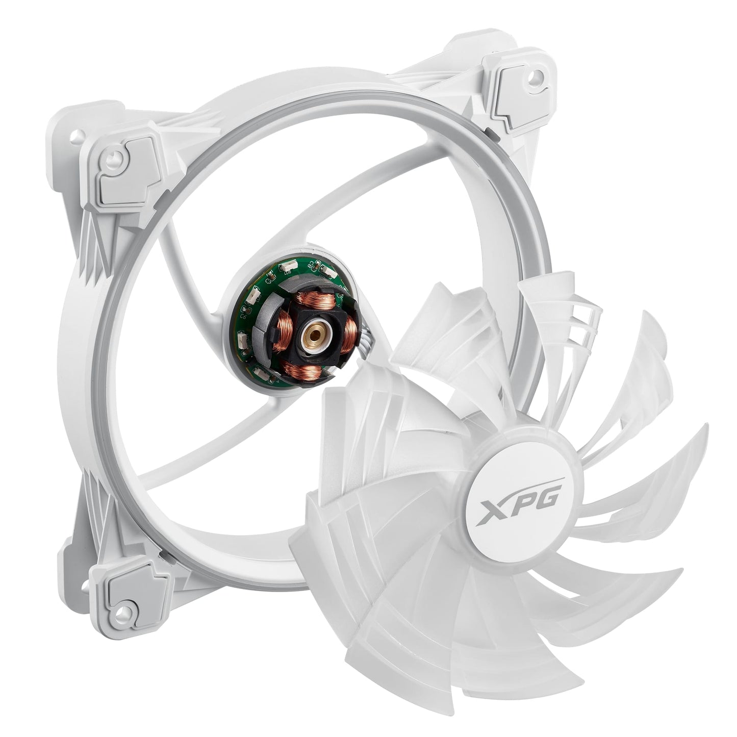 COOLER XPG HURRICANE 140 ARGB WHITE | VENTILADOR PREMIUM 140MM | ALTO FLUJO DE AIRE