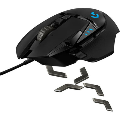 MOUSE LOGITECH GAMER ALAMBRICO G502 HERO BLACK