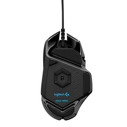 MOUSE LOGITECH GAMER ALAMBRICO G502 HERO BLACK