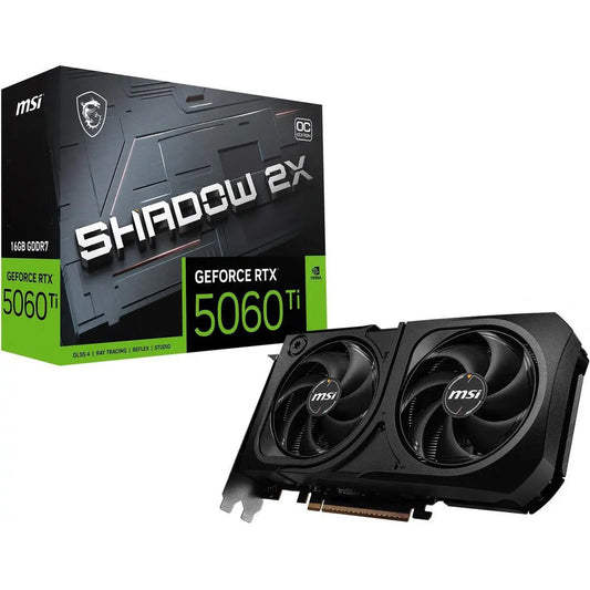 TARJETA GRÁFICA MSI GEFORCE RTX 5060 TI 16 GB SHADOW 2X OC PLUS