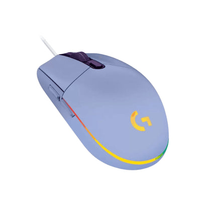 MOUSE LOGITECH GAMER ALAMBRICO G203 LILA