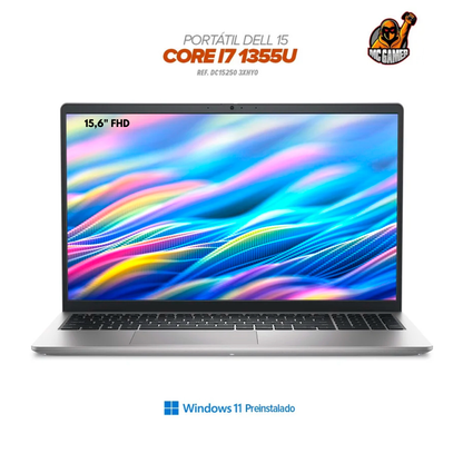 Portátil Dell Inspiron 15 DC15250 / Intel Core i7-1355U / 15.6” FHD