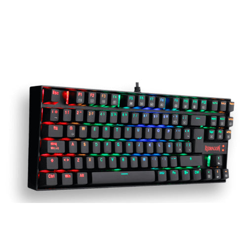 TECLADO GAMER REDRAGON K552RGB1 KUMARA MECANICO SWITCH AZUL/ NEGRO