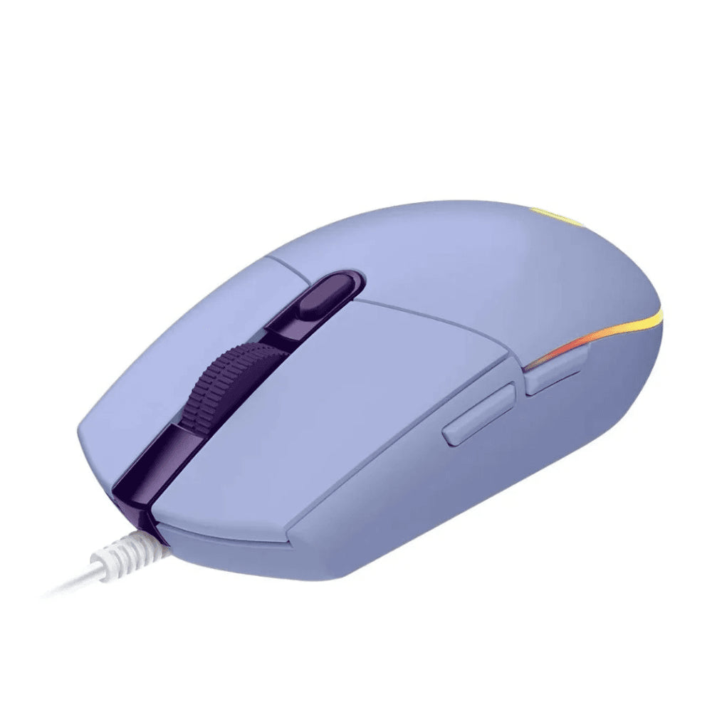MOUSE LOGITECH GAMER ALAMBRICO G203 LILA