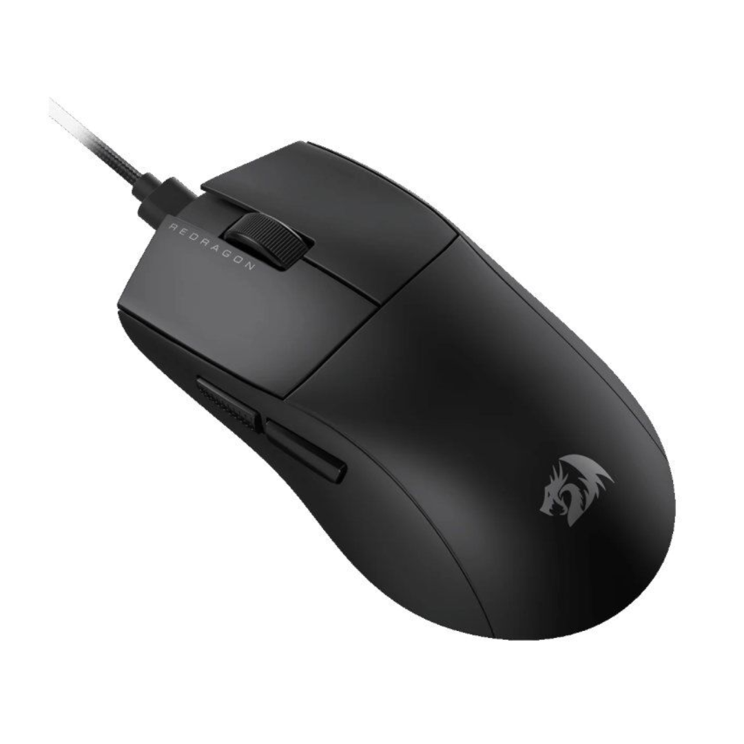 MOUSE GAMER REDRAGON KING 1K USB   M724 5 BOTONES 12400DPI BLACK