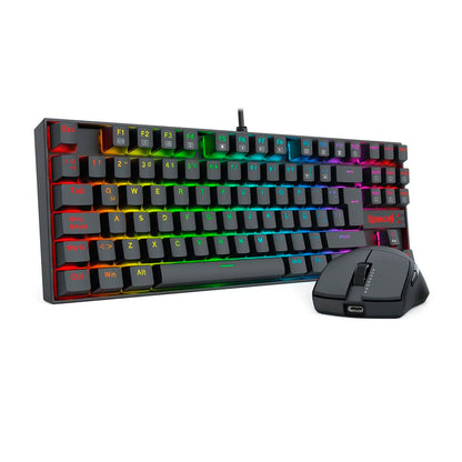 COMBO 2 EN 1 S145 TECLADO MECANICO - SWITCH RED Y MOUSE CABLEADO