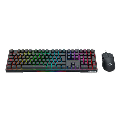 COMBO 2 EN 1 S146-SP TECLADO MECANICO / SWITCH RED Y MOUSE 26.000DPI /CABLEADO
