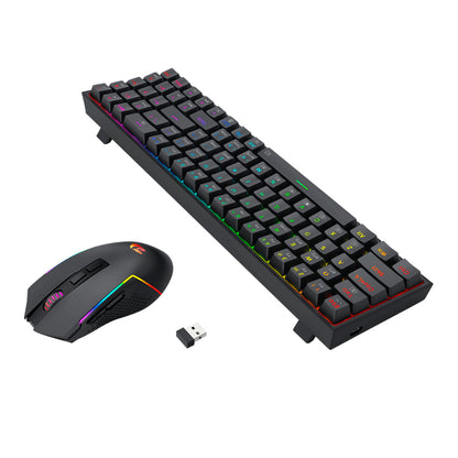 COMBO GAMER TECLADO Y MOUSE REDRAGON S136 INALAMBEICO