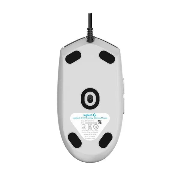 MOUSE LOGITECH GAMER ALAMBRICO G203 WHITE