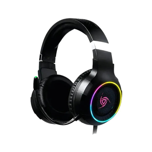 Diadema Gamer VSG Shake Black RGB | Sonido 7.1 | USB | Micrófono Flexible | Iluminación RGB