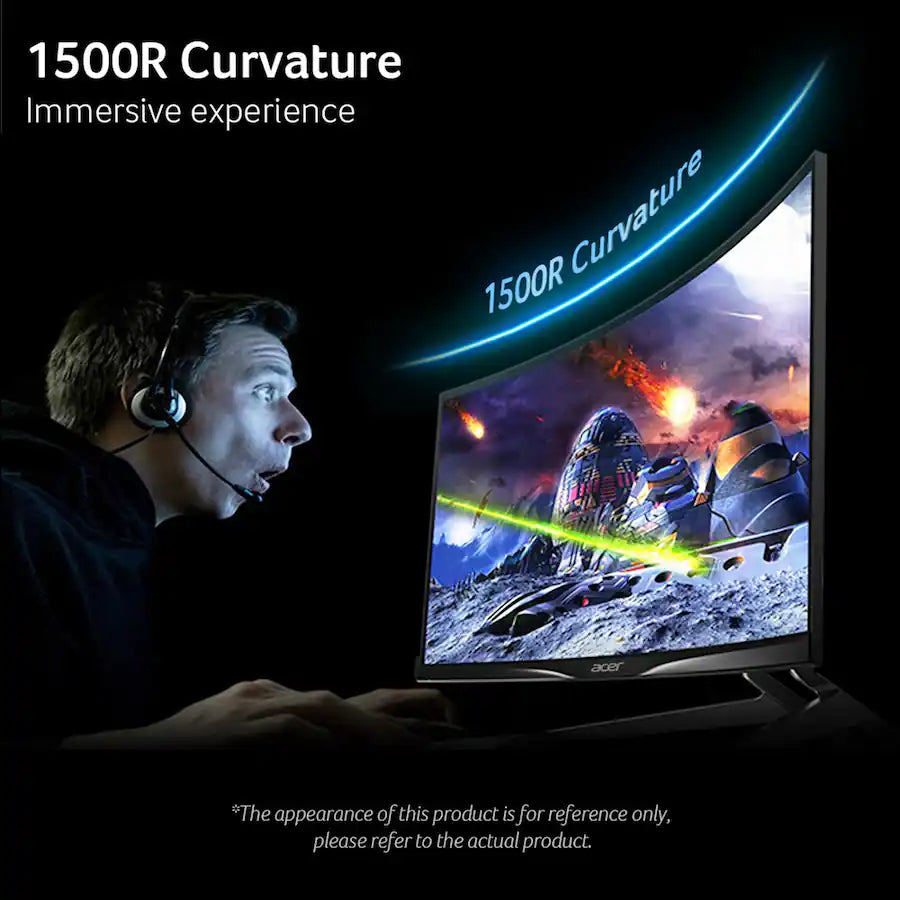 MONITOR GAMER ACER ULTRA WIDE  34" ED340CUR / 200HZ -  2K 1MS FRESYNC