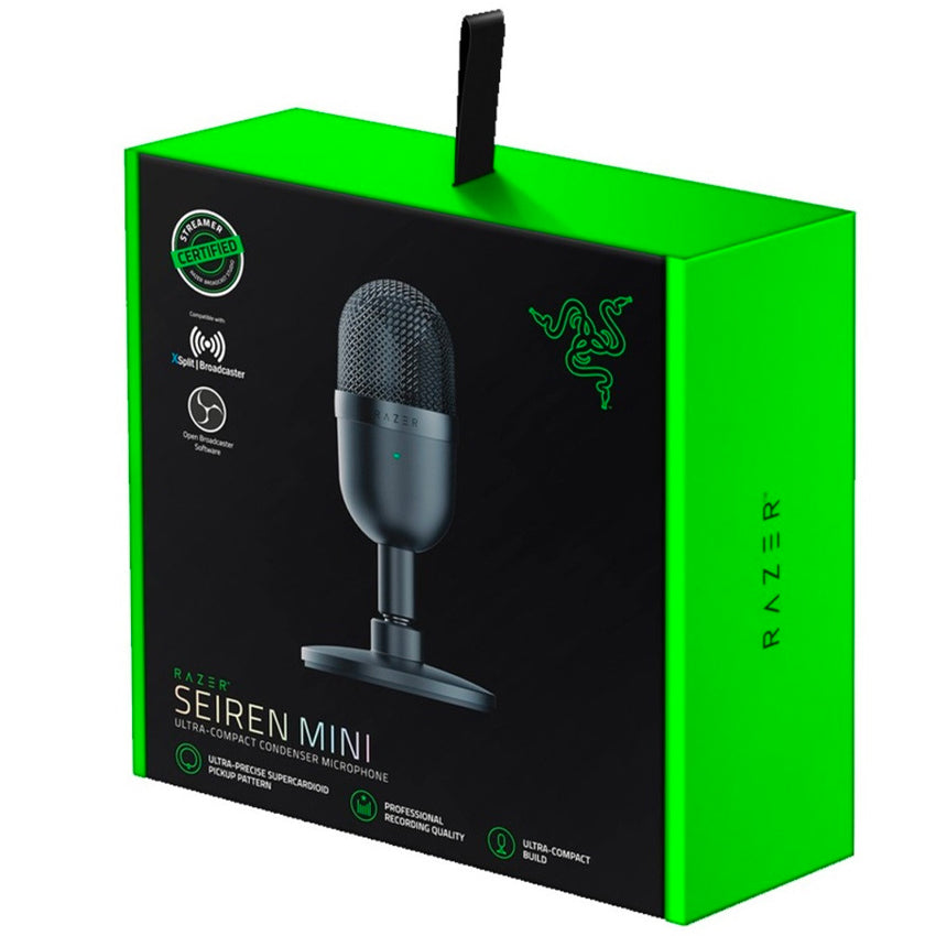 MICROFONO RAZER SEIREN MINI / BLACK / ULTRA-COMPACT CONDENSER