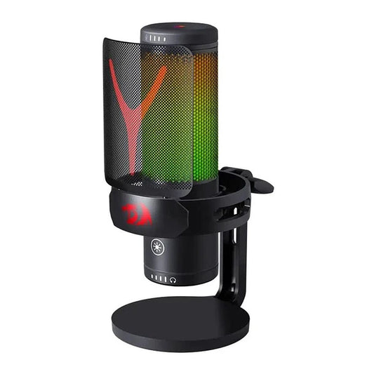 Micrófono Redragon Fenris GM301 / USB Tipo C + Jack 3.5 mm / RGB / Sonido Premium