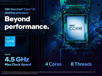 PROCESADOR INTEL CORE I3-13100F |13TH GEN| / 4 CORE