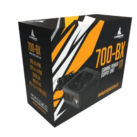 FUENTE DE PODER  GAMING ICEBERG 700-BX RETAIL 700W 80+ BRONCE