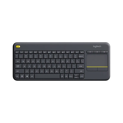 Teclado Logitech K400 Plus / Inalámbrico / Touchpad Integrado / Multimedia / Negro