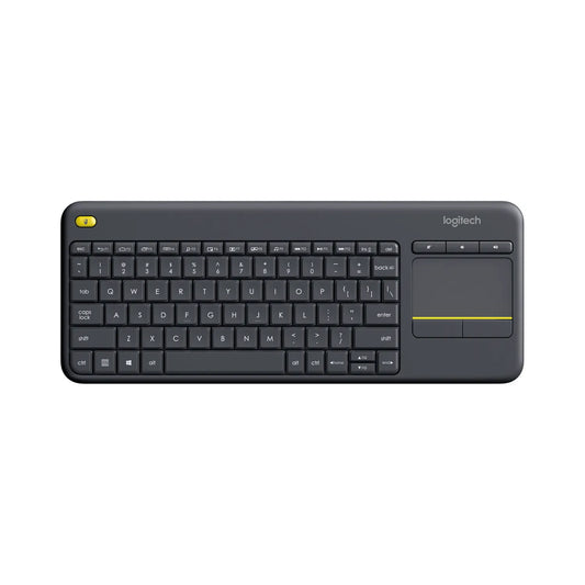 Teclado Logitech K400 Plus / Inalámbrico / Touchpad Integrado / Multimedia / Negro