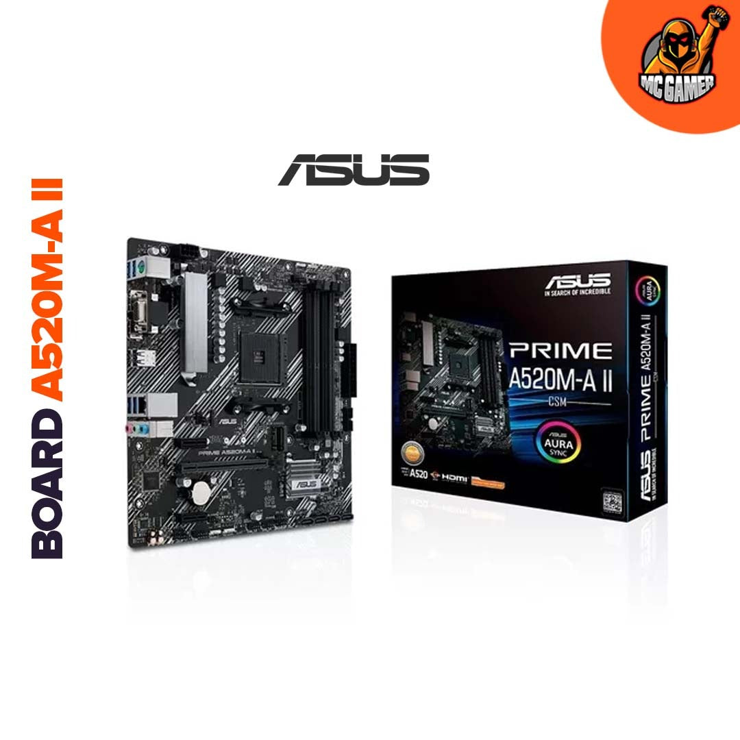 TORRE GAMER COMPUMAX / R5 5600GT / BOARD ASUS PRIME A520M-A II 4SLOT / RAM RGB 16GB / SSD ADATA LEGEND 700 1TB / CHASIS 4FANS COMPUMAX / FUENTE REAL GAMEMAX 700W 80+ BRONZE