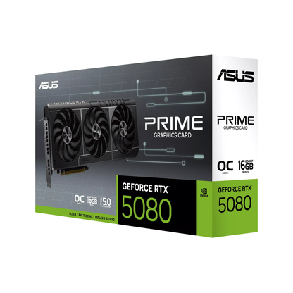 Tarjeta Gráfica ASUS PRIME GeForce RTX 5080 OC 16GB GDDR7 | DLSS 4 | Ray Tracing | PCIe 5.0