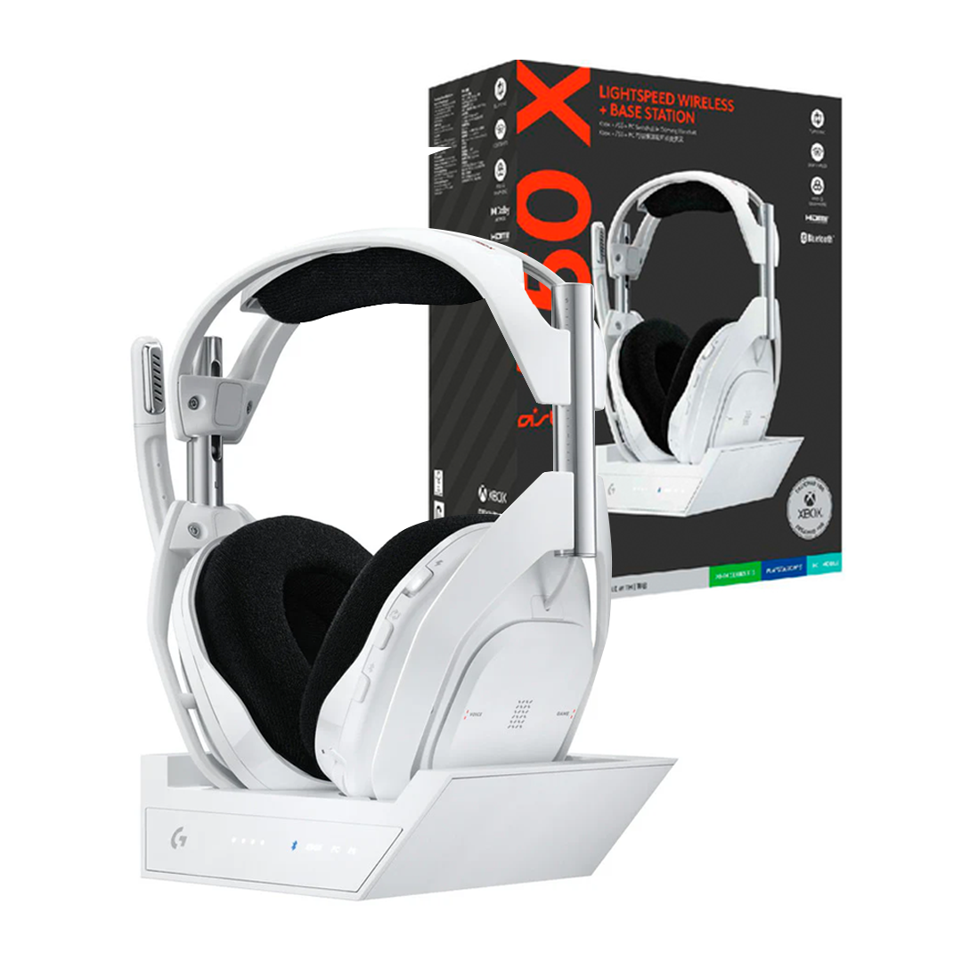 Auriculares Gamer Inalámbricos Logitech G Astro A50 X LIGHTSPEED Base PLAYSYNC - Negro