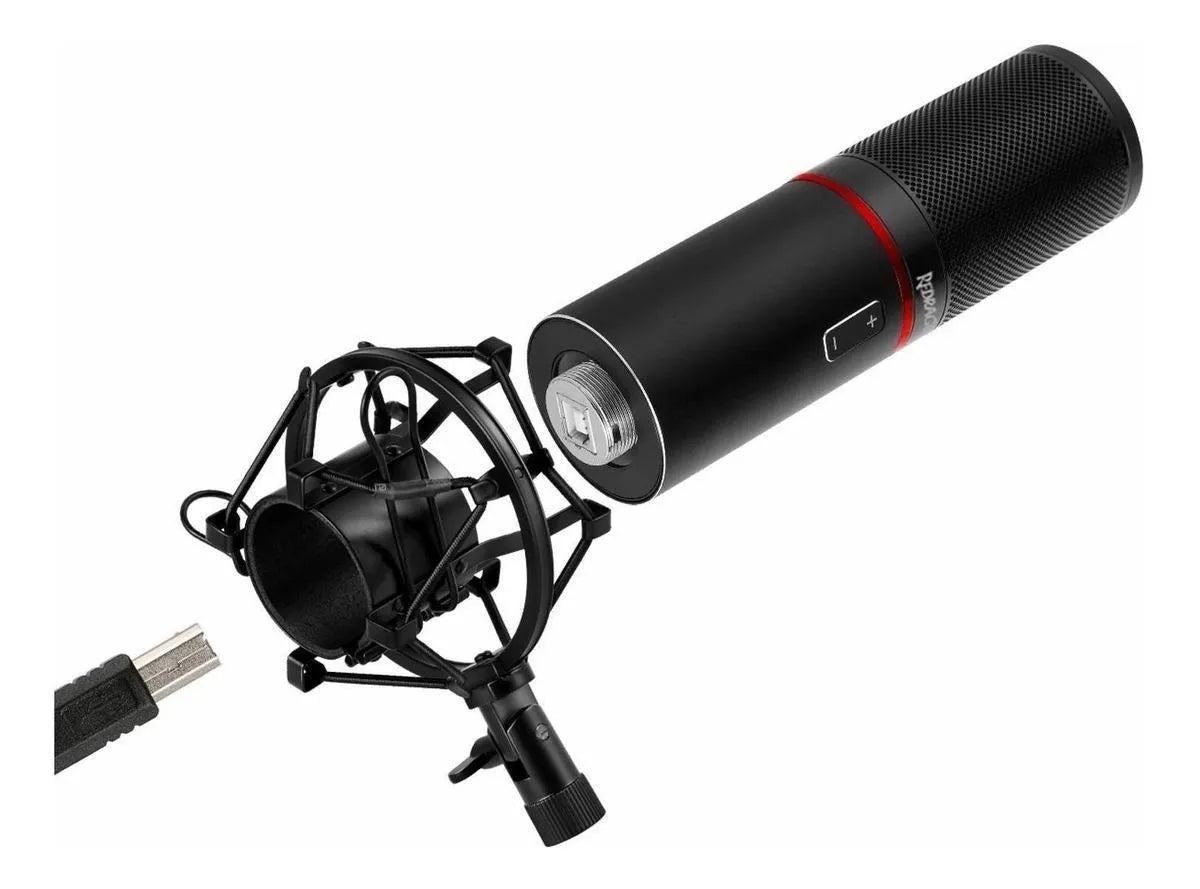 MICROFONO REDRAGON BLAZAR GM300 BLACK / INTEGRADO, CONTROLA VOLUMEN Y MUTE.