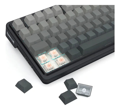 TECLADO REDRAGON EISA MAX K686SP-RGB-MAX GRIS