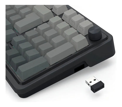 TECLADO REDRAGON EISA MAX K686SP-RGB-MAX GRIS