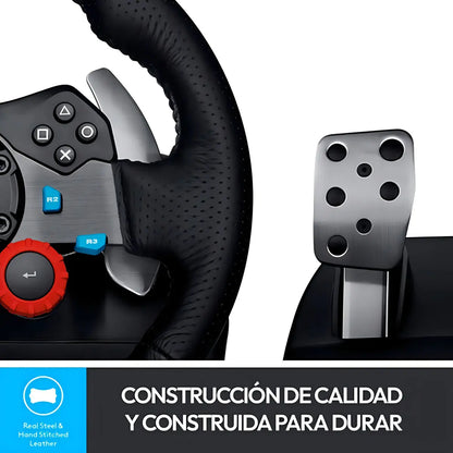 Volante de Carreras Logitech G29 Driving Force Feedback para PS5, PS4, PS3 y PC