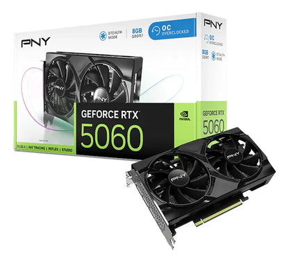 TARJETA DE VIDEO PNY DUAL GAMING GEFORCE RTX 5060 8GB OC