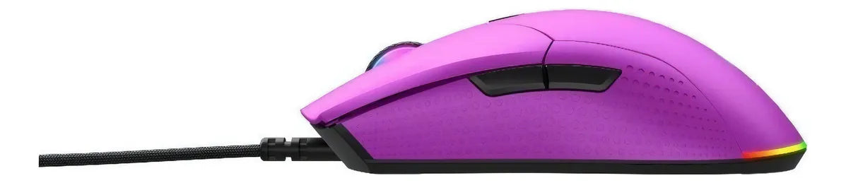 Mouse Gamer VSG Aurora Púrpura Austral | RGB | Ergonómico | Alta Precisión | Ligero