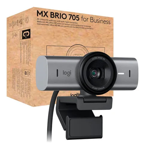 CÁMARA WEBCAM LOGITECH BRIO 4K PRO ULTRA HD | AUTOFOCO | HDR | USB
