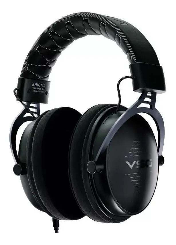 Diadema Gamer VSG Enigma 3.5 Black | Sonido Envolvente | Micrófono Flexible | Compatible con PC, Consolas y Móvil
