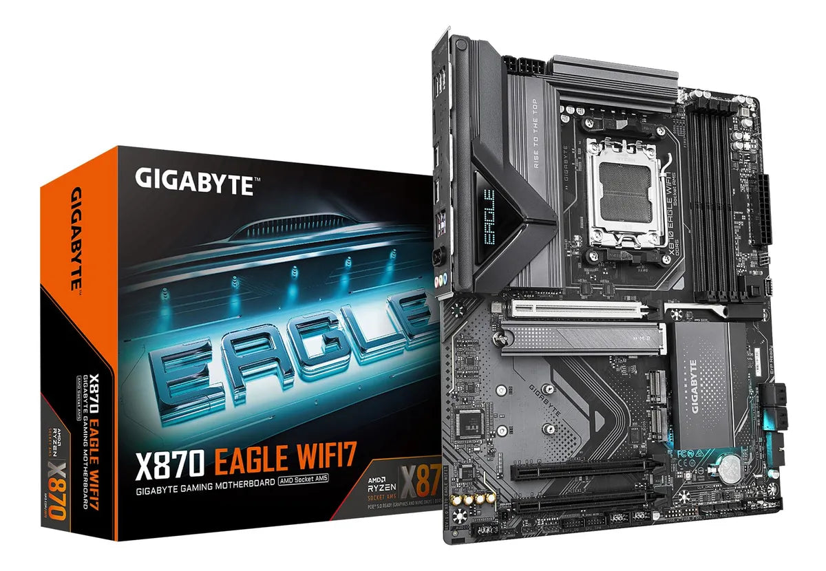 Placa Base Gigabyte X870 Eagle WiFi 7 / DDR5 / Socket AM5 / ATX