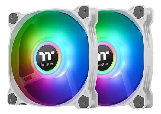KIT COOLER THERMALTAKE PURO DUO 12 ARGB | PACK DE 2 VENTILADORES 120MM | ALTO FLUJO DE AIRE