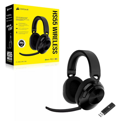 DIADEMAS CORSAIR HS55 STEREO / BLACK / MULTIPLATAFORMA