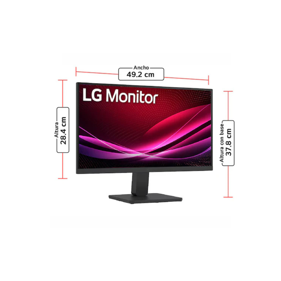 MONITOR LG FULL HD DE 21.5" CON 100HZ Y 1MS MBR