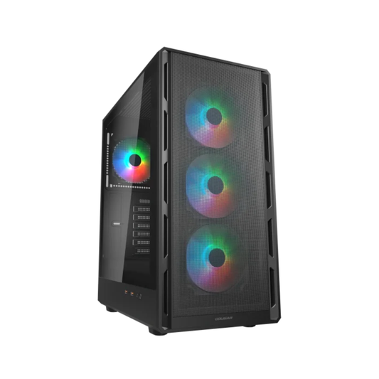 CHASIS  COUGAR AIRFACE PURE  PRO 4 FANS  RGB BLACK