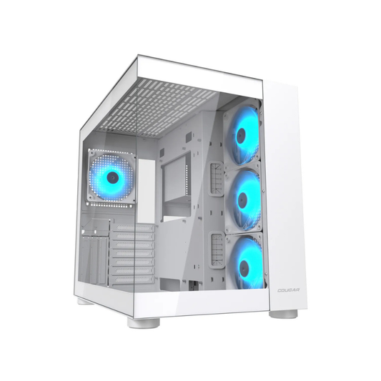 CHASIS  COUGAR FV150 VIDRIO TEMPLADO + 4 FAN ARGB  WHITE