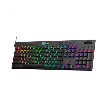 TECLADO MECANICO REDRAGON HORUS K619-RGB 100% SWITCH RED - USB TIPO C