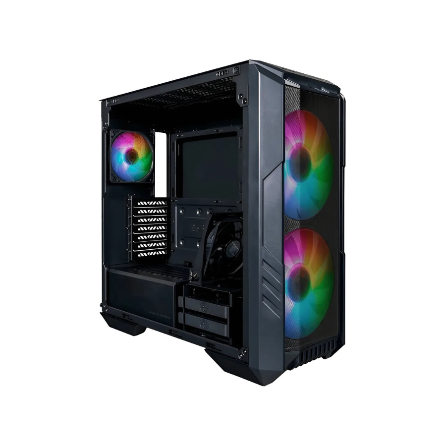 CHASIS COOLER MASTER MASTERBOX HAF 500 | 3 FANS ARGB |  - BLACK