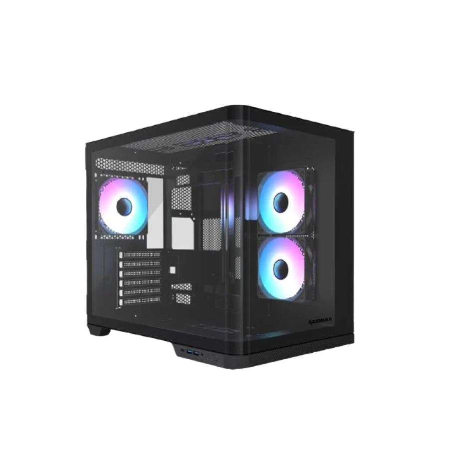 CHASIS GAMER RAIDMAX INFINITA I630 RBF 3 VENTILADORES ARGB