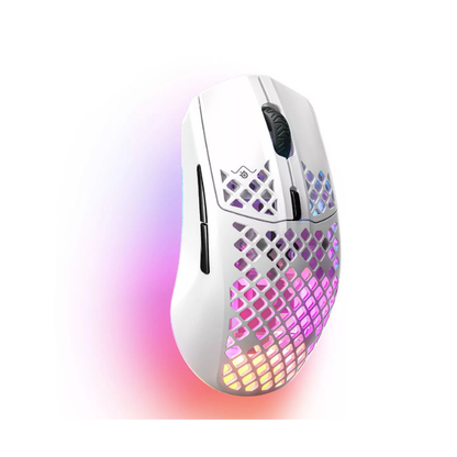 MOUSE STEELSERIES AEROX 3 ULTRA  LIGHTWEIGHT GAMING  USB TIPO C ÓPTICO 8500 DPI WHITE