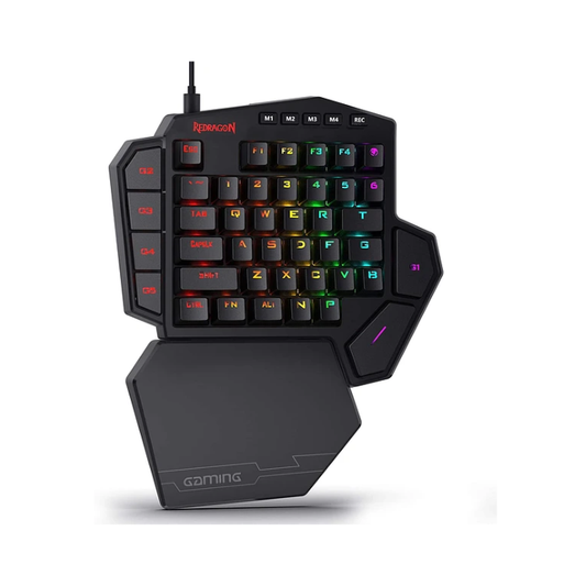 TECLADO GAMER ALÁMBRICO REDRAGON DITI MECHANICAL KEYBOARD DUST-PROOF BROWN KEY (INGLES) - NEGRO